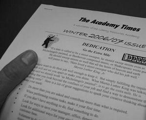 image of The Academy Times newsletter